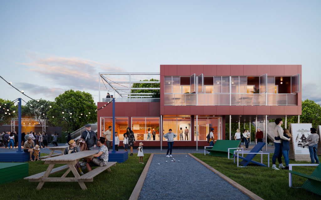 Pavillion intergénérationnel village urbain Média Laval