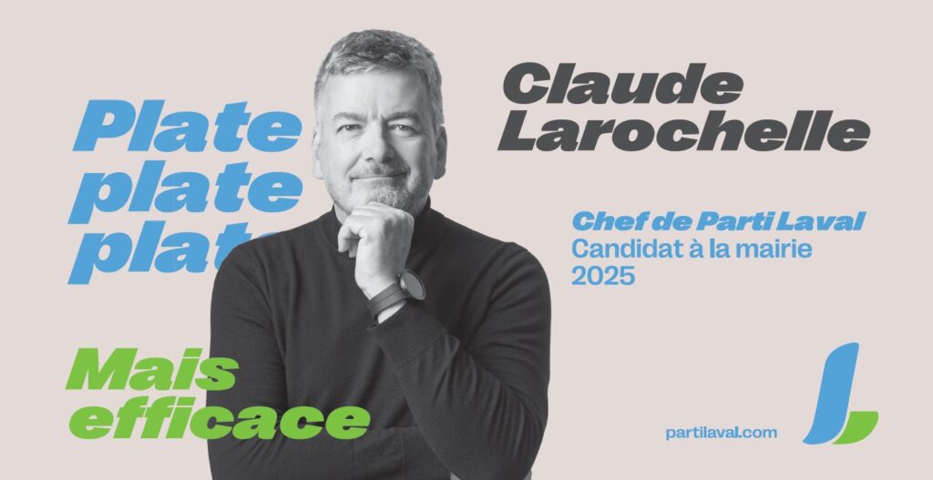Claude Larochelle candidat à la mairie de Laval Média Laval